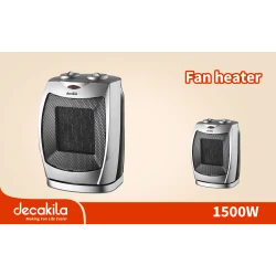 Decakila 1500W Ceramic Fan Heater with Oscillation - KEFH005S