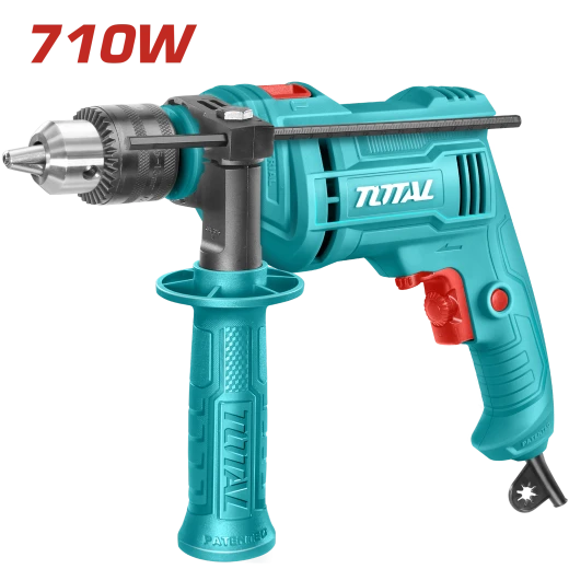 مثقاب تأثيري 710 واط من توتال (TG107136) مثقاب تأثيري 710 واط من توتال (TG107136)
