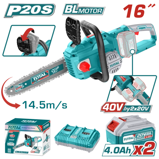 Total Cordless Chain Saw 40V / 16