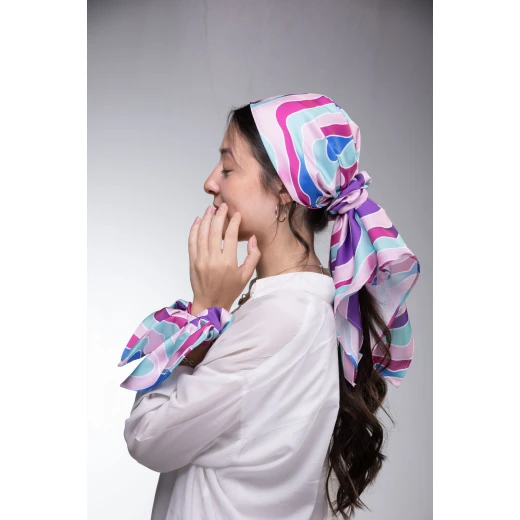 سكارف مصنوع من الحرير - سلكوب - Image 6