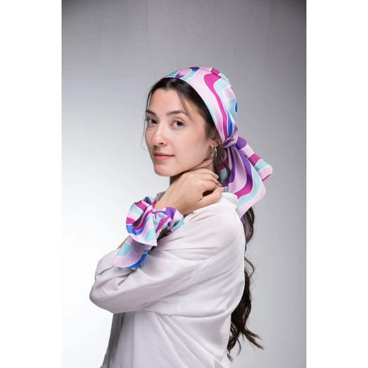 سكارف مصنوع من الحرير - سلكوب - Image 11