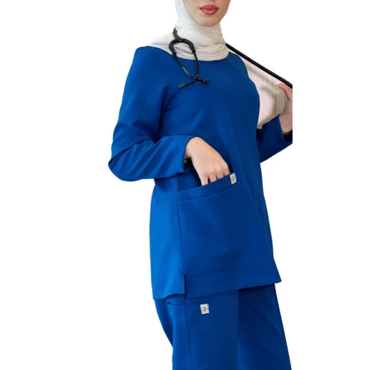 سكراب طبي باللون النيلي سايز اكس سمول من  ذا سكراب بروجكت - ذا سكراب - Image 2