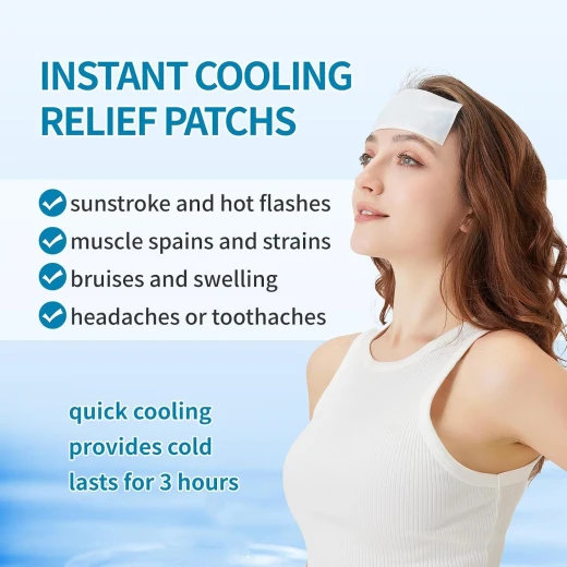 Cooling Hydrogel Sticker – Comfortable Adhesive Cooling Patch – Individually Packaged, Home & Travel Essential - Image 8