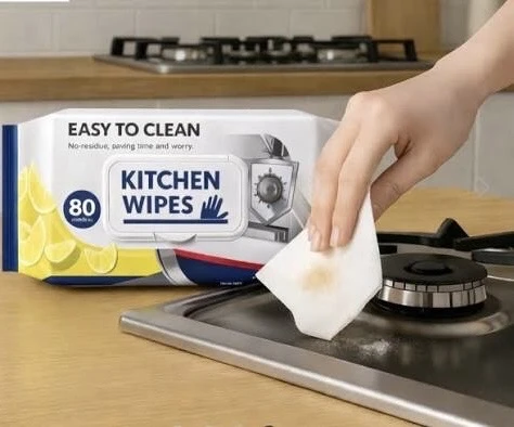 Bubbles Mix Kitchen Degreasing Cleaning Wipes – 80 Wipes - BUBBLESMIX - Image 3