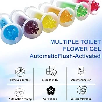 Gardenia Toilet Cleaning Gel – Freshener, Cleaner & Deodorizer (Green) - Image 3