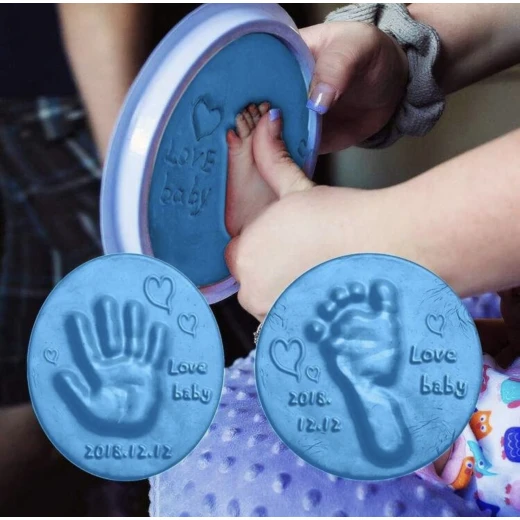 طين طباعة أزرق 25 غرام + حامل + قالب دائري مقاس صغير طين طباعة أزرق 25 غرام + حامل + قالب دائري مقاس صغير