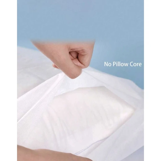 5PCS Disposable Thickened Pillowcases  Non Woven Breathable Pillow Covers for Hotels, Travel, Beauty Salons & Home Use - Image 3