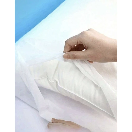 5PCS Disposable Thickened Pillowcases  Non Woven Breathable Pillow Covers for Hotels, Travel, Beauty Salons & Home Use - Image 2