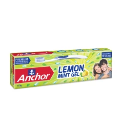 Anchor Lemon Mint Gel Toothpaste 135g. – with Free Toothbrush