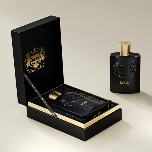 Riggs Lord Eau De Parfum 100ml, Prestige Collection, a luxurious blend of oud, smoky notes, and subtle sweetness for a bold, aristocratic presence. Riggs Lord Eau De Parfum 100ml, Prestige Collection, a luxurious blend of oud, smoky notes, and subtle sweetness for a bold, aristocratic presence.