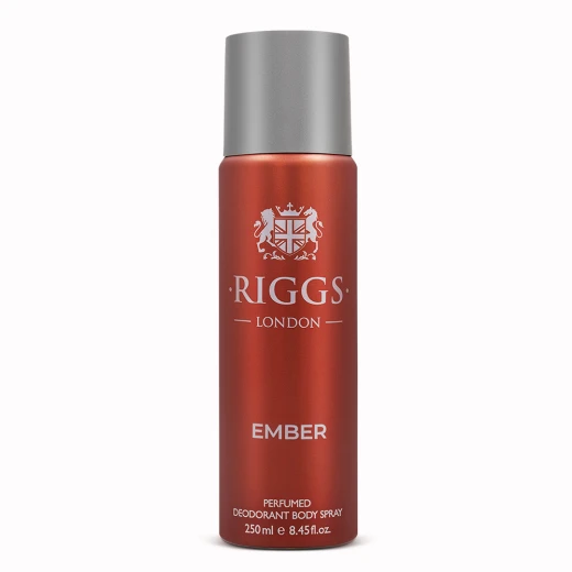 Riggs London Ember Body Spray – 250ml Deodorant for Men