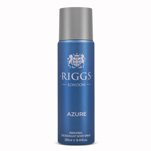 Riggs London Azure Body Spray, 250m Deodorant for Men Riggs London Azure Body Spray, 250m Deodorant for Men