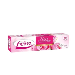 FEM Hair Removal Cream with Rose 50g with pH Balancing Skin Care Lotion for Softening Skin Painless Hair Removal