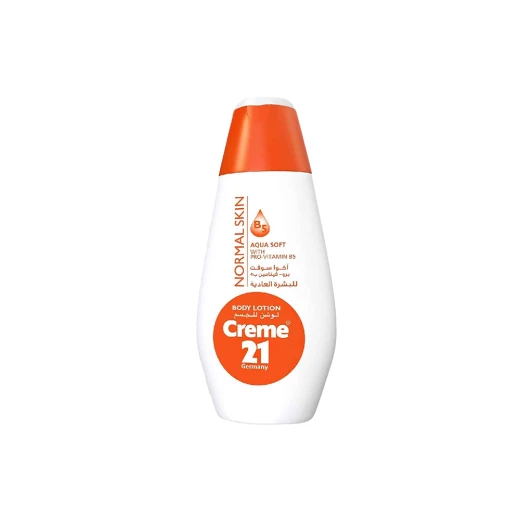 Creme 21 Aqua Soft Body Lotion 250ml, Lightweight Moisturizing Lotion for Normal Skin, Hydrates, Softens, and Protects Skin for Daily Use Creme 21 Aqua Soft Body Lotion 250ml, Lightweight Moisturizing Lotion for Normal Skin, Hydrates, Softens, and Protects Skin for Daily Use