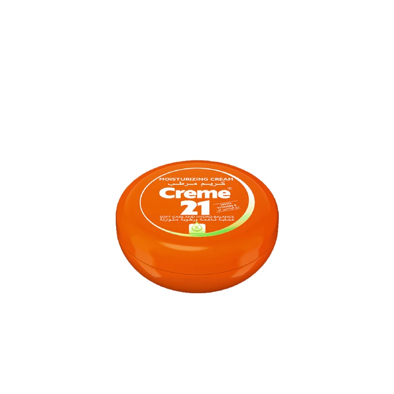 Creme 21 Moisturizing Cream 50ml, Hydro-Balance Formula with Vitamin E, Provides Intense Moisture, Nourishes Dry Skin, and Keeps It Soft, Protected, and Healthy - Creme 21
