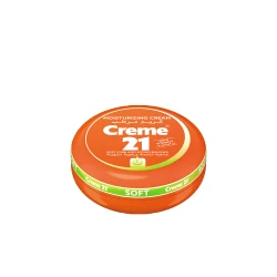 Creme 21 Moisturizing Cream 150ml, Enriched with Vitamin E, Provides Deep Hydration for Dry Skin, Nourishes, Protects, and Keeps Skin Soft & Smooth