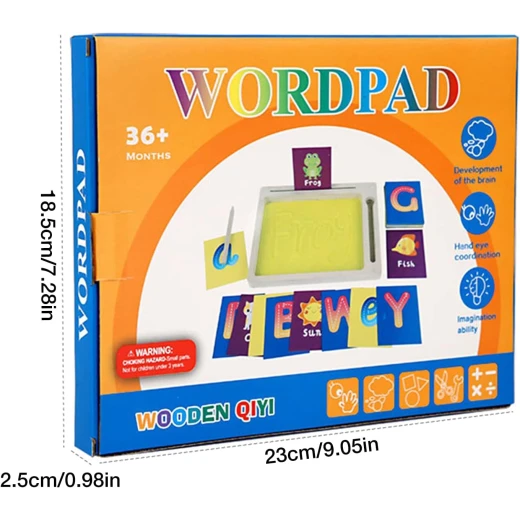 Wordpad Learning Board - wordpad learning toy and vocabulary board for kids, early reading toy and letter and word practice, a thoughtful educational gift encourages group play great gift idea everyday use - My toys - Image 7