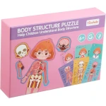 Body Structure Puzzle Girl - human body puzzle and anatomy learning toy for girls for kids, educational puzzle and early science learning, a thoughtful educational gift encourages thinking great gift idea - My toys