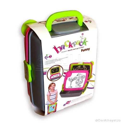 4 In 1 Funny Backpack - 4 in 1 activity backpack and multi function toy backpack for kids, imaginative play and portable activity set, a thoughtful educational gift suitable for various ages everyday use - My toys - Image 2