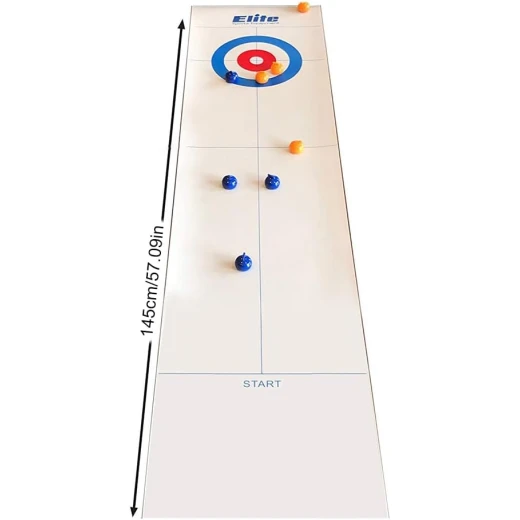 Tabletop Curling Game - tabletop curling game and indoor sport toy for kids, family game night toy and hand eye coordination, a thoughtful educational gift sturdy construction safe design improves focus - My toys - Image 3