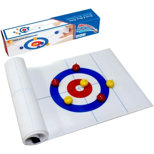 Tabletop Curling Game - tabletop curling game and indoor sport toy for kids, family game night toy and hand eye coordination, a thoughtful educational gift sturdy construction safe design improves focus - My toys - Image 4