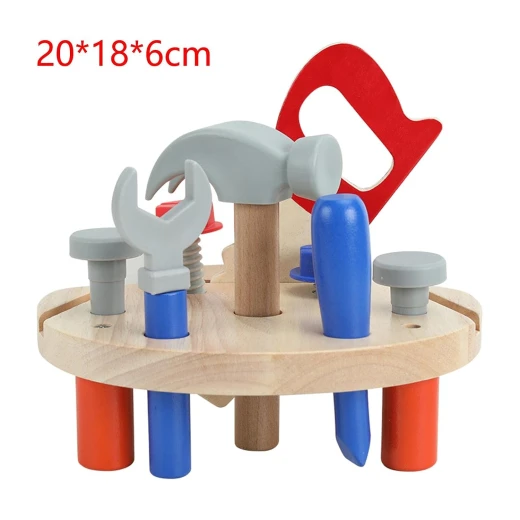 Tool Rack Play Set - tool rack playset and pretend tool set for kids, imaginative play and fine motor skills, a thoughtful educational gift everyday use improves focus fun to play easy to use builds skills - My toys - Image 2
