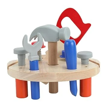 Tool Rack Play Set - tool rack playset and pretend tool set for kids, imaginative play and fine motor skills, a thoughtful educational gift everyday use improves focus fun to play easy to use builds skills - My toys - Image 5