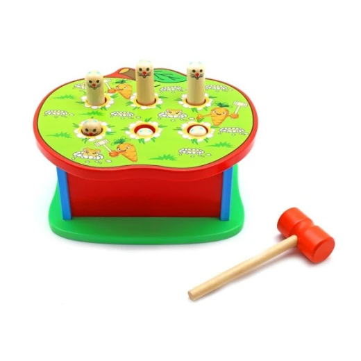 Interactive Hamster Play Game - interactive hamster game and reflex toy for kids, pop up game and hand eye coordination, a thoughtful educational gift everyday use improves focus great gift idea nice handy - Monstory - Image 2