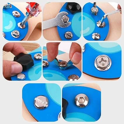 Nut Assembly Rocket Toy - nut and bolt toy and assembly rocket toy for kids, fine motor skills and screwdriver play set, a thoughtful educational gift encourages thinking suitable for various ages nice - My toys - Image 5