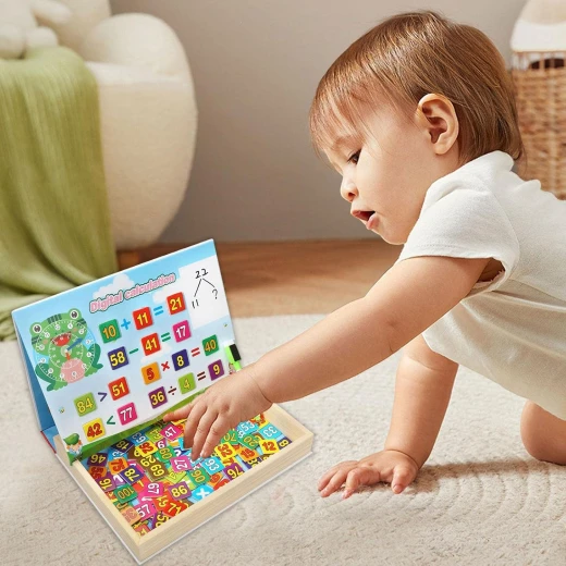 Digital Calculation Learning Toy - math learning toy and digital calculation game for kids, early numeracy and counting practice, a thoughtful educational gift everyday use boosts development safe design - My toys - Image 2