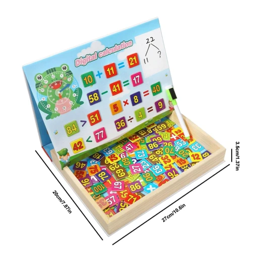 Digital Calculation Learning Toy - math learning toy and digital calculation game for kids, early numeracy and counting practice, a thoughtful educational gift everyday use boosts development safe design - My toys - Image 4