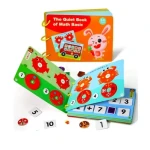 Quiet Book Math Basics - quiet book and math basics book for kids, early numeracy and felt activity book, a thoughtful educational gift easy to use encourages group play sparks curiosity practical design - My toys