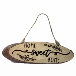 Home Sweet Home wood interior decoration