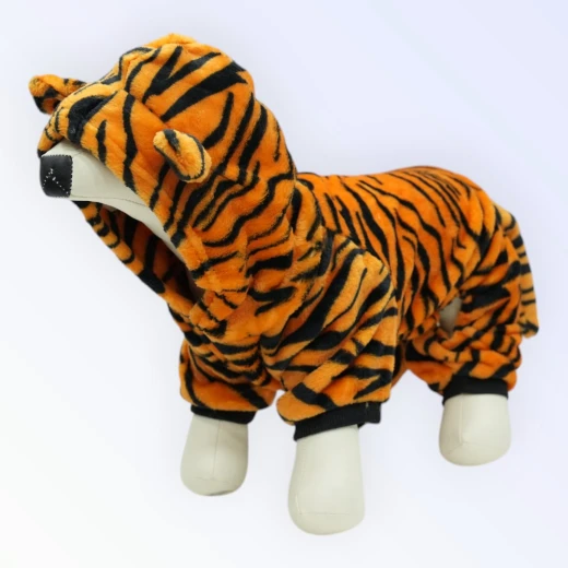 Winter Warm Dog Sweater for Dogs (Tiger, Size (M)) (Chest:34 cm) (Neck:28 cm) (Back Length: 31 cm) - Best buddies - Image 2