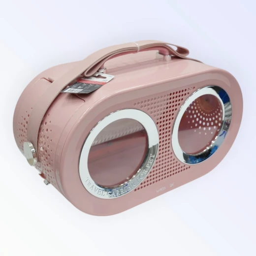Double Compartment Pink Travel Carrier for Pets - Best buddies - Image 2