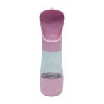 Portable Pink Pet Water Dispenser with Drinking Bowl - Best buddies