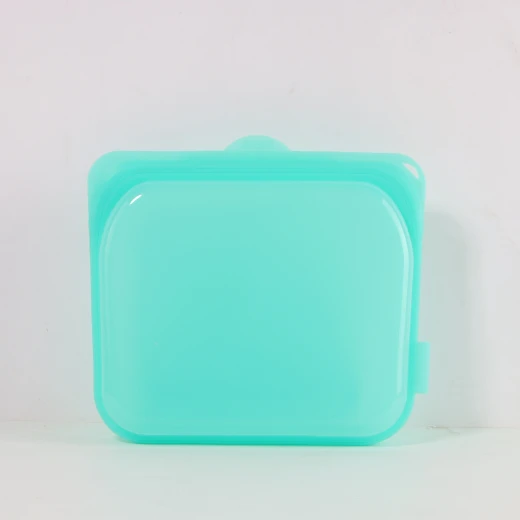 Breathe Reusable Green Silicone Bags, 2000 ML, BPA free, FDA Approved Breathe Reusable Green Silicone Bags, 2000 ML, BPA free, FDA Approved