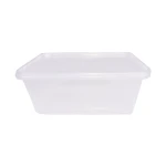 علب مايكرويف شفاف مستطيل 1000 غرام 5 قطعة من ار زي - ار زي