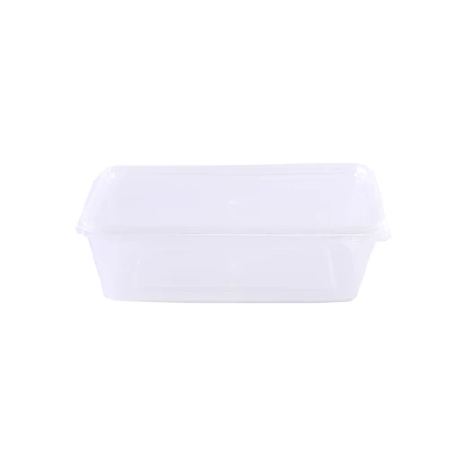 علب مايكرويف شفاف مستطيل 650 غرام - 60 قطعة من ار زي - ار زي - Image 2