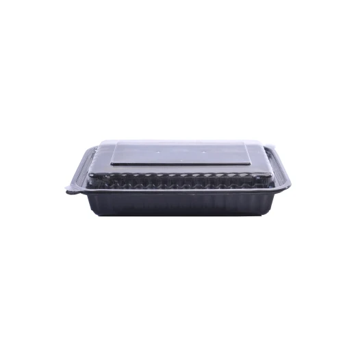 علب مايكرويف اسود مستطيل 28 اونص- 50 قطعة من ار زي - ار زي - Image 2