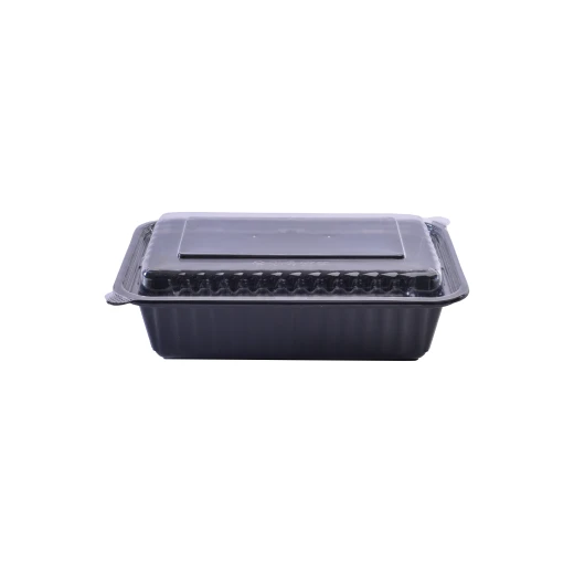 علب مايكرويف اسود مستطيل 38 اونص- 50 قطعة من ار زي - ار زي - Image 2