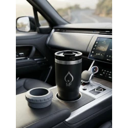 MF UltraSeal Pro Double-Wall Vacuum Insulated Stainless Steel Mug 400ml – 12+ Hour Hot & Cold Thermal Travel Cup with Dual Lid System (Direct Drink Lid + Can Holder Lid), Leak-Resistant Hygienic Beverage Keeper