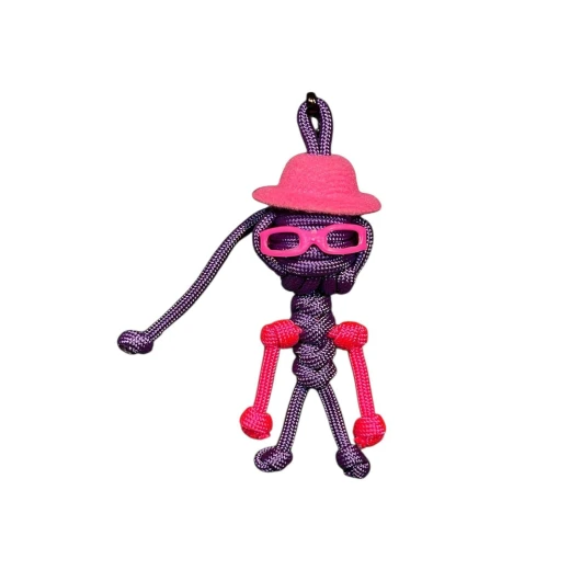 Funky Handmade Paracord Keychain & Bag Charm – Multi-Purpose Key Holder and Stylish Everyday Accessory for Bags, Keys & Car Keys - Paracord - Image 11