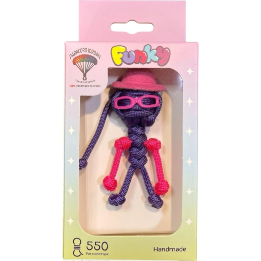 Funky Handmade Paracord Keychain & Bag Charm – Multi-Purpose Key Holder and Stylish Everyday Accessory for Bags, Keys & Car Keys