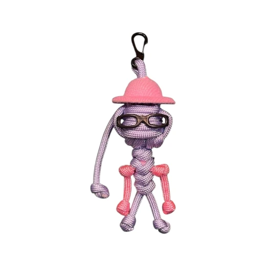 Funky Handmade Paracord Keychain & Bag Charm – Multi-Purpose Key Holder and Stylish Everyday Accessory for Bags, Keys & Car Keys - Paracord - Image 2