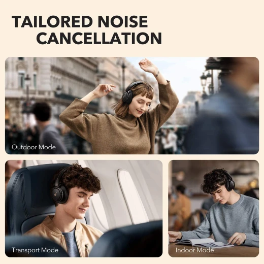 Soundcore by Anker Life Q30 Hybrid Active Noise Cancelling Headphones - anker - Image 3