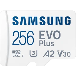 Samsung EVO Plus w/SD Adaptor 256GB Micro SDXC