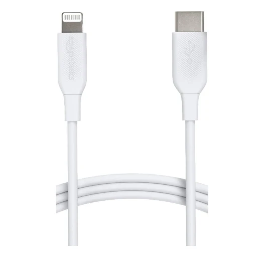 كيبل USB C إلى Lightning (معتمد من MFi) شحن سريع لأجهزة ايفون و ايباد أبيض من امازون كيبل USB C إلى Lightning (معتمد من MFi) شحن سريع لأجهزة ايفون و ايباد أبيض من امازون