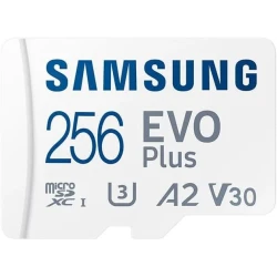 Samsung EVO Plus 2024 256GB MicroSD Memory Card with SD Adapter