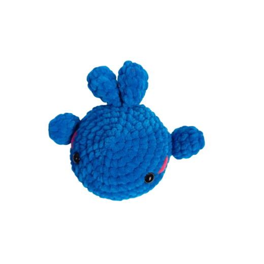Fatomte, whale doll ،Blue ، 3 piece 15*16*8 cm - Fatomte - Image 2